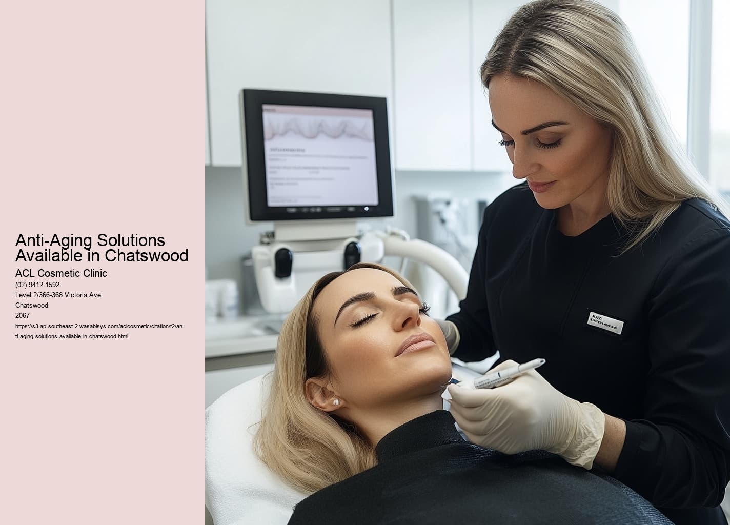 Anti-Aging Solutions Available in Chatswood