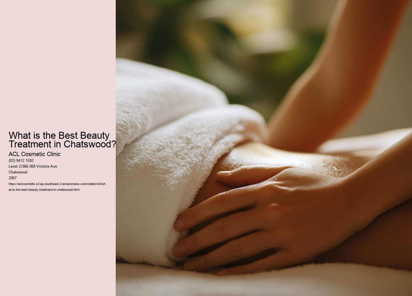 What is the Best Beauty Treatment in Chatswood?