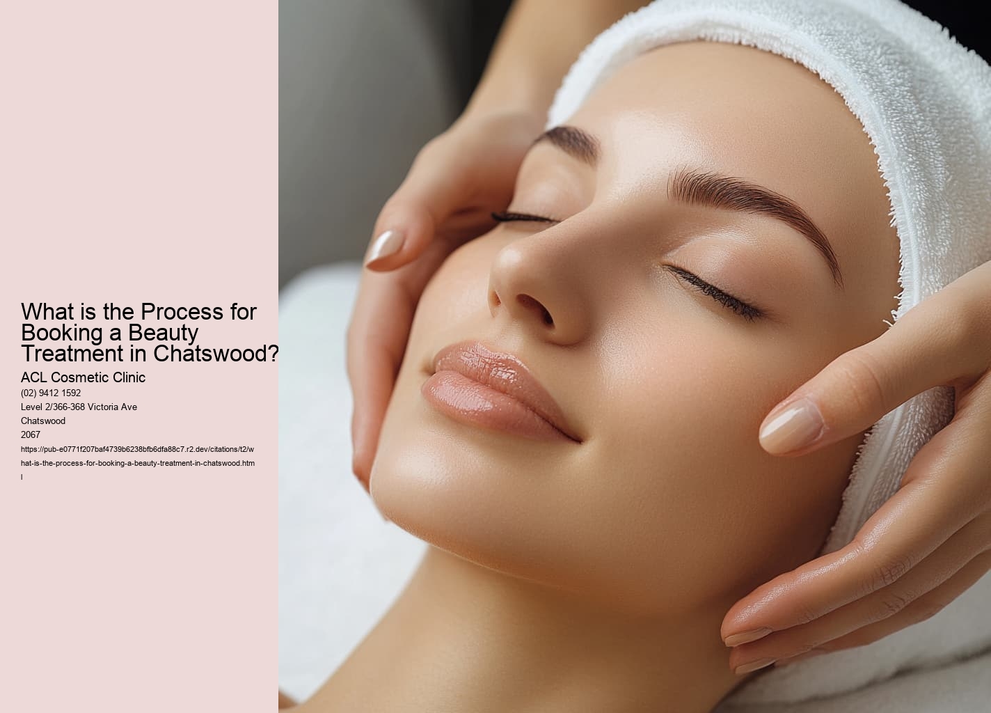 What is the Process for Booking a Beauty Treatment in Chatswood?